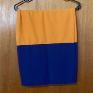 LuLaRoe Cassie Skirt ColorBlocked Size XS